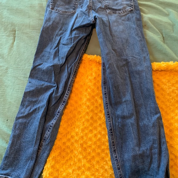wildfable highest rise straight jeans w/ holes - Picture 2 of 4